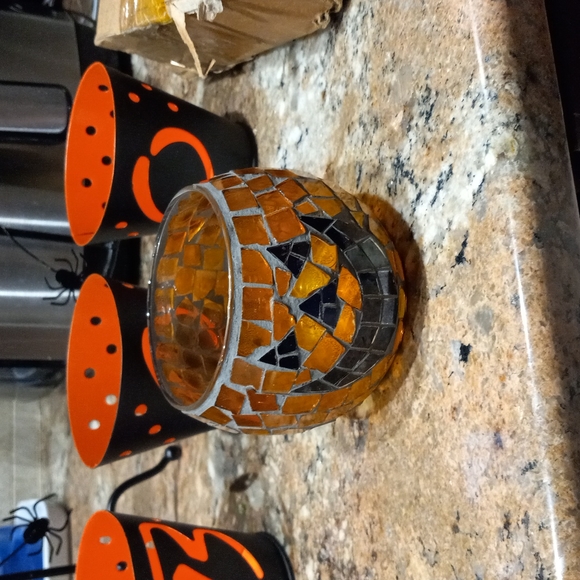 Halloween Decorative Candlestick Holder/Tealights Lot. - Picture 2 of 11